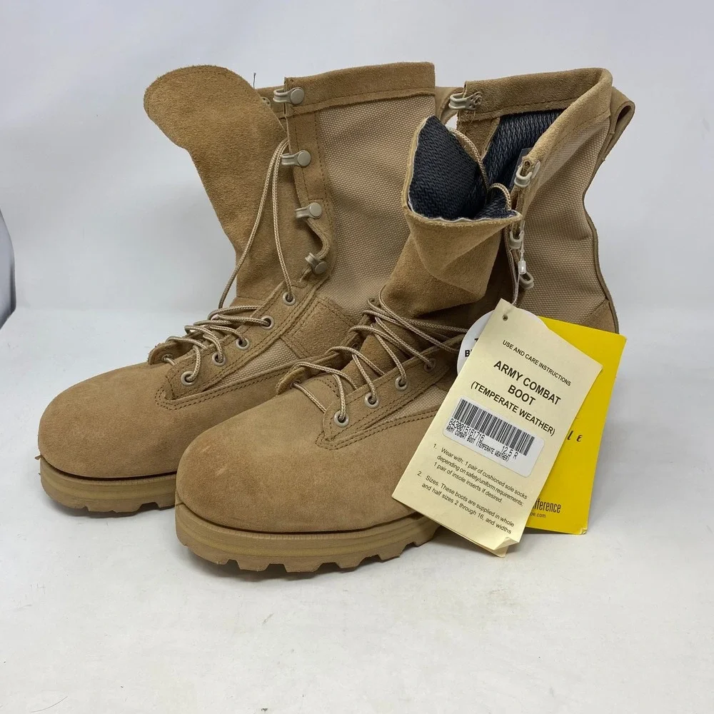 Belleville GORE-TEX Vibram Desert Sand Military Boots Size‎ 12.5R 303 108